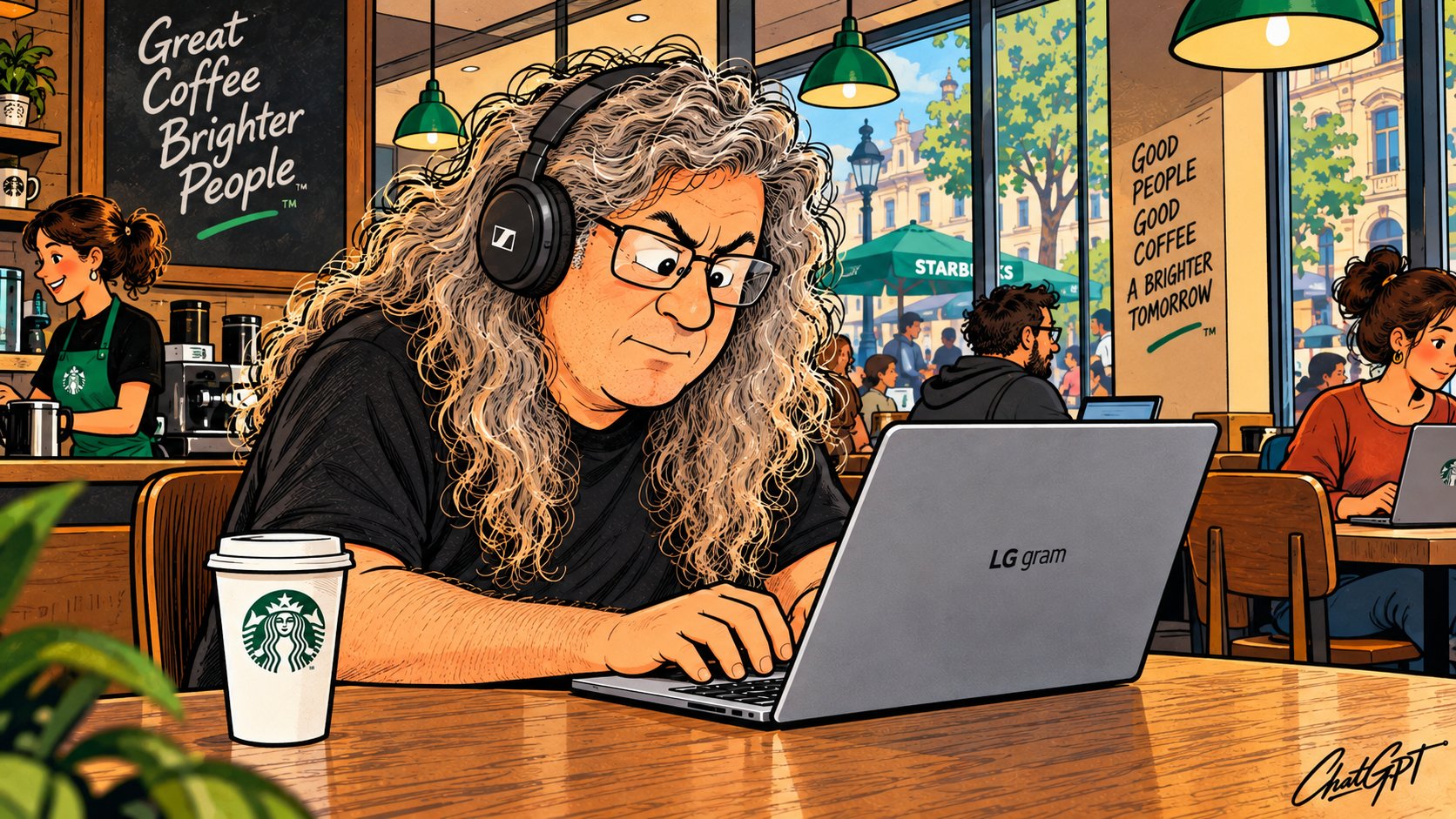 The Crumb-smith at Starbucks